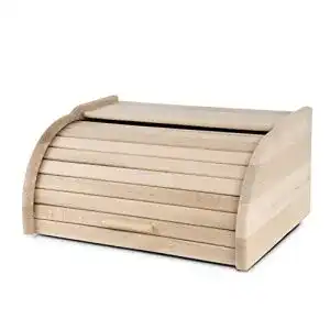 Brotkasten (Holz) bas Brotkasten mit Rolldeckel