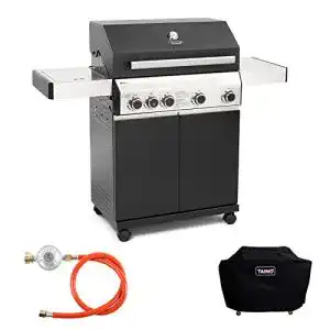 Taino-Gasgrill TAINO BLACK Gasgrill-Set mit Abdeckhaube
