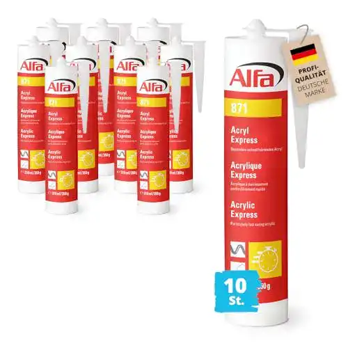 Maleracryl Alfa Acryl-Dichtstoff weiß 310 ml schnell härtend