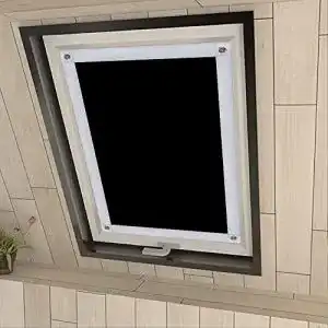 Dachfenster-Rollo Eurohome Thermo, ohne Bohren, Saugnäpfe
