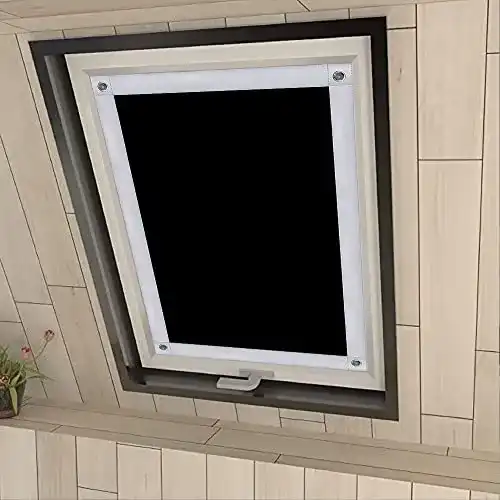 Dachfenster-Rollo Eurohome Thermo, ohne Bohren, Saugnäpfe