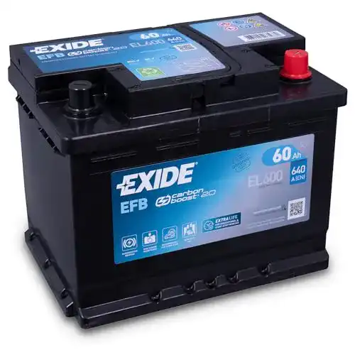 EFB-Batterie Exide Autobatterie EL600 EFB