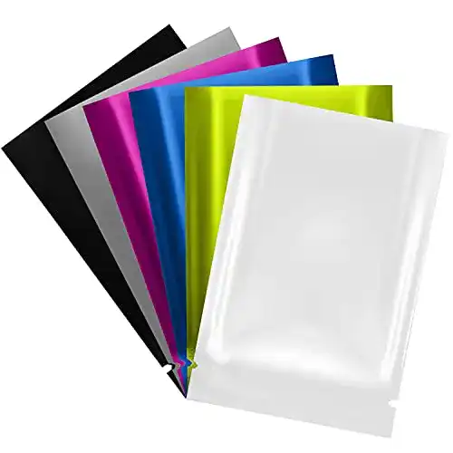 Mylar-Bags BELLE VOUS Offene Geordnete Mylar Beutel, 200er Set