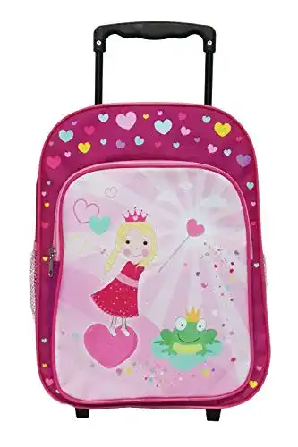 Kinderkoffer Idena 22047 – Rucksack Trolley mit 2 Rollen für Kinder