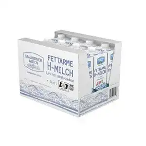 Milch Gmundner Milch Fettarme Haltbar mit 1,5% Fett | 12 x 1 L