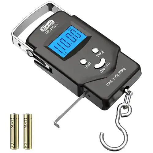 Hängewaage Dr.meter Digitale Kofferwaage, 110 lb/50 kg Digital