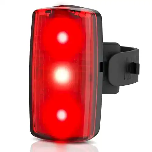 Fahrrad-Rücklicht mit Bremslicht DANSI Aufladbar
