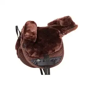Baumloser Sattel Engel Reitsport Lammfell Fellsattel FELLSA-R2-MOC