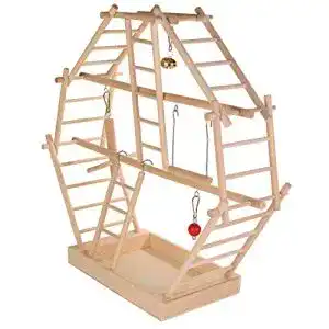 Vogelspielplatz TRIXIE 5659 Holz-Leiterspielplatz, 44×44×16 cm