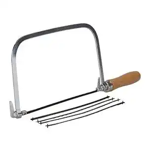 Laubsäge Silverline SW45 mit 5 Sägeblättern 170 mm