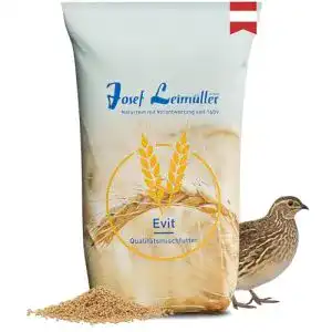 Wachtelfutter Leimüller 25kg, Alleinfuttermittel für Legewachteln