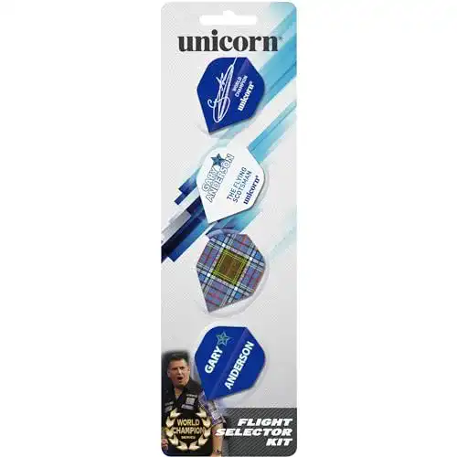 Dart-Flights Unicorn Gary Anderson Darts Flight Selector Kit