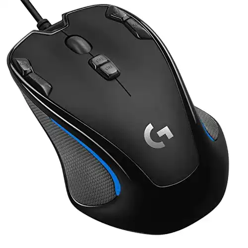 Linkshänder-Maus Logitech G 300s Gaming-Maus 2,5K DPI Sensor