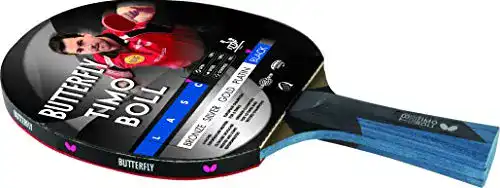 Tischtennisschläger Profi Butterfly Erwachsene Timo Boll, Schwarz