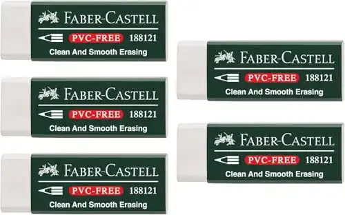 Radiergummi Faber-Castell 205002 Radierer 188121, 5 Stück