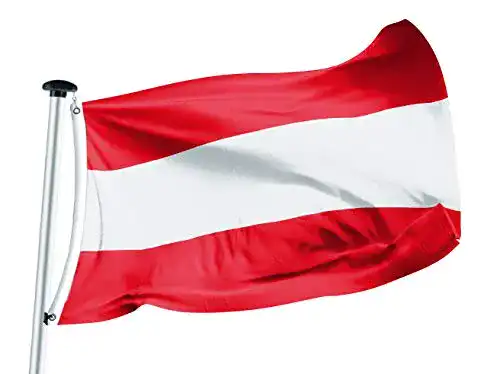 Österreich-Flagge FLAGLY Premium Flagge Österreich 100 x 150 cm