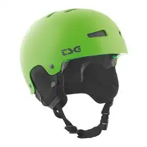 TSG-Helm TSG Gravity Solid Color Helm, Satin Lime Green, S/M