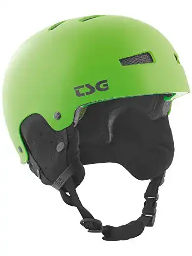 TSG-Helm TSG Gravity Solid Color Helm, Satin Lime Green, S/M