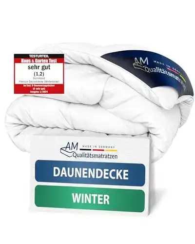 Bettdecke DormiGood 100% Daunen 135×200 cm Winterdecke