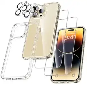 iPhone-14-Pro-Hülle UniqueMe 5-in-1-Set für iPhone 14 Pro Hülle