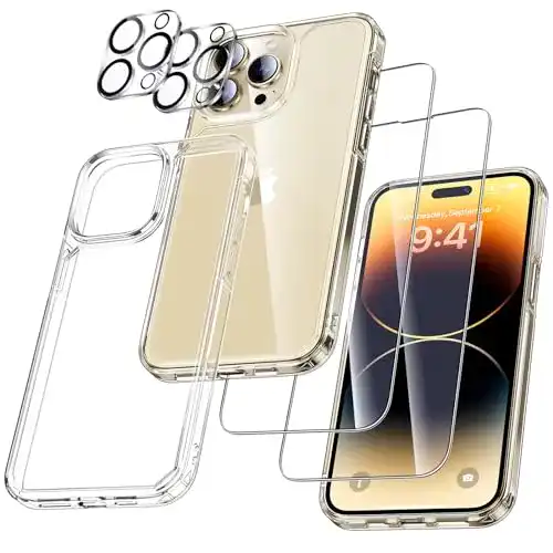 iPhone-14-Pro-Hülle UniqueMe 5-in-1-Set für iPhone 14 Pro Hülle