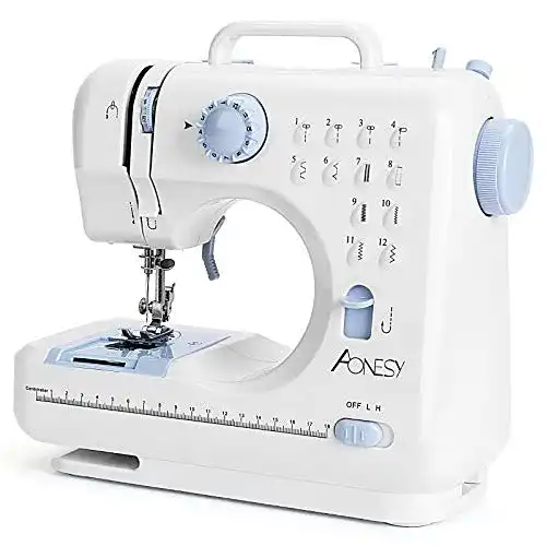 Nähmaschine für Anfänger AONESY Tragbare Nähmaschine