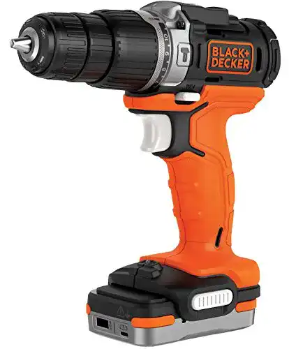 Black-und-Decker-Akkuschrauber Black+Decker BDCHD12S1