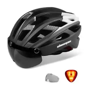 Shinmax-Fahrradhelm Shinmax Fahrradhelm, mit Schutzbrille