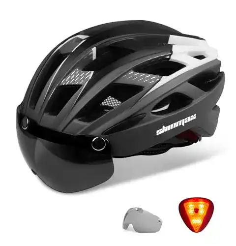 Shinmax-Fahrradhelm Shinmax Fahrradhelm, mit Schutzbrille