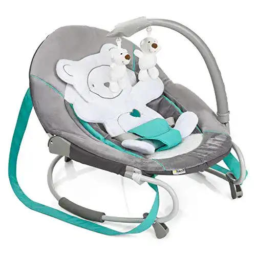 Babywippe Hauck, Leisure, Schaukelfunktion, Teddybär