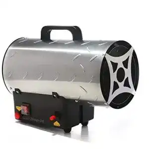 Gasheizgebläse Gas-Shop-24 Edelstahl /Heizgebläse mit Regulierung