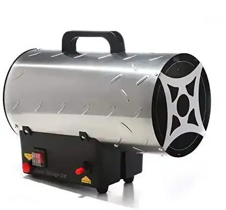 Gasheizgebläse Gas-Shop-24 Edelstahl /Heizgebläse mit Regulierung