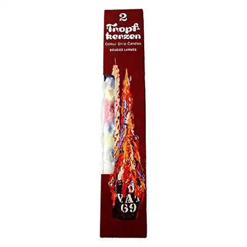 Tropfkerzen Kerzenmanufaktur Hädicke Bunte 2 Stück/Pack