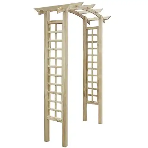 Rosenbogen Holz Susany Pergola Rankgitter 150 x 50 x 220 cm