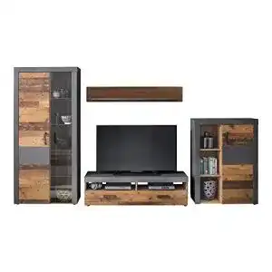Wohnwand trendteam smart living Wohnzimmer 4-teiliges Set