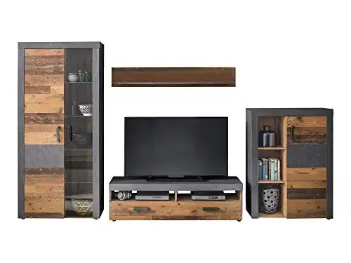 Wohnwand trendteam smart living Wohnzimmer 4-teiliges Set
