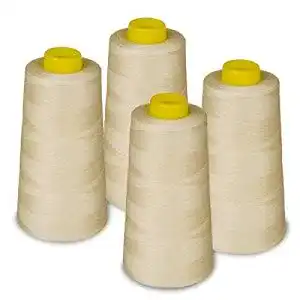 Overlockgarn Lialina 4 Konen – [128 Creme], Garnstärke 40S/2 (120)
