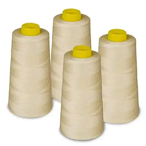 Overlockgarn Lialina 4 Konen – [128 Creme], Garnstärke 40S/2 (120)