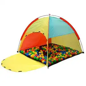 Bällebad-Zelt LittleTom Bällebad Spielzelt 122x122x107cm