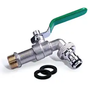 Kugelhahn WATERGO Premium 1/2 Zoll Wasserhahn Messing grün