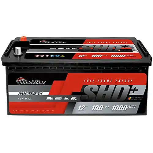 Lkw-Batterie BlackMax LKW Batterie 190Ah Starterbatterie 12V