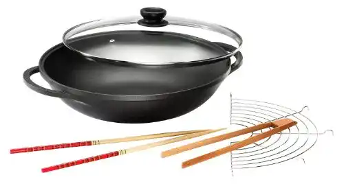 Wok mit Deckel Karcher Wok Mai-Lin (Aluguss, Ø 36 cm