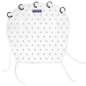 Sonnensegel Kinderwagen Dooky Original 126607, Stern, silber