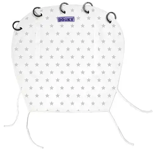 Sonnensegel Kinderwagen Dooky Original 126607, Stern, silber