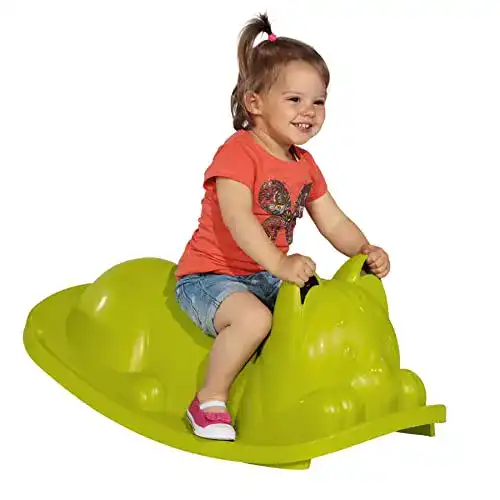 Kinderwippe Smoby 830104 – Katzen Wippe spielzeug, grün