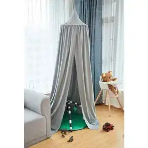 Baldachin Laneetal Betthimmel Grau Kinderzimmer