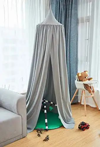 Baldachin Laneetal Betthimmel Grau Kinderzimmer