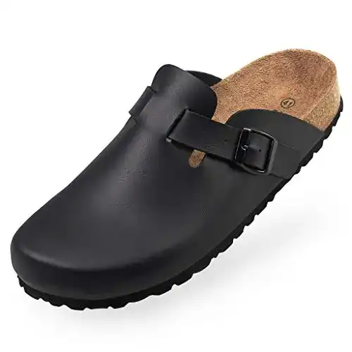 Clogs BOnova Wesel Bonoflor schwarz 35: Hausschuhe