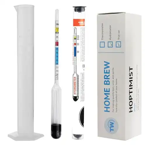 Die beste Bierspindel Thermometer World Hydrometer Alkoholmessgerät 2026 Test Bestseller Bierspindel Thermometer World Hydrometer Alkoholmessgerät