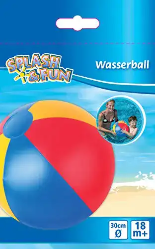 Beachball VEDES Großhandel 77802347 Splash & Fun Strandball uni